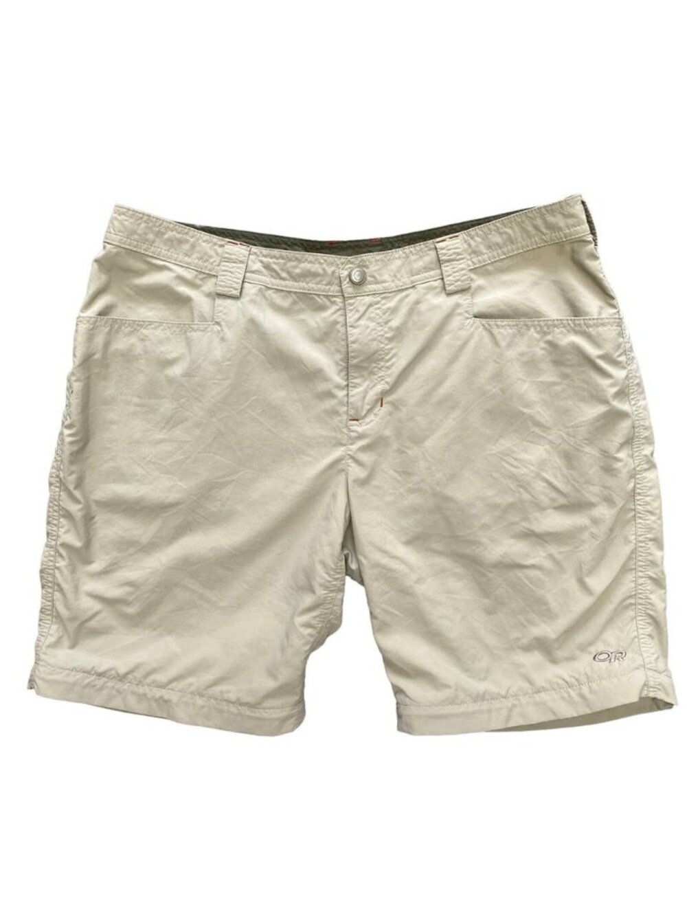 Outdoor Research Hiking Shorts Womens Size Large 34x8 Lightweight Beige